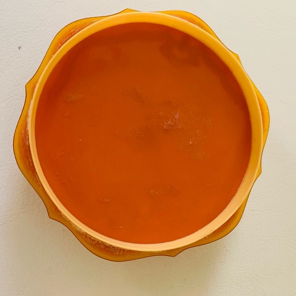 Antique Cellular Dresser Vanity Powder Bowl Jar - Picture 5 of 10